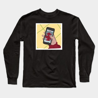 Tinder is my Girlfriend Album Art! Long Sleeve T-Shirt